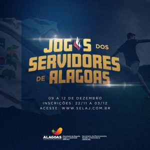 Selaj abre inscrições para os Jogos dos Servidores de Alagoas